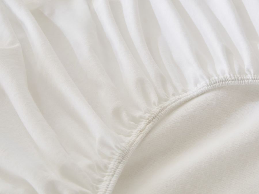 Protège-matelas Serenis Pure : coin ajusté, molleton de coton entièrement textile
