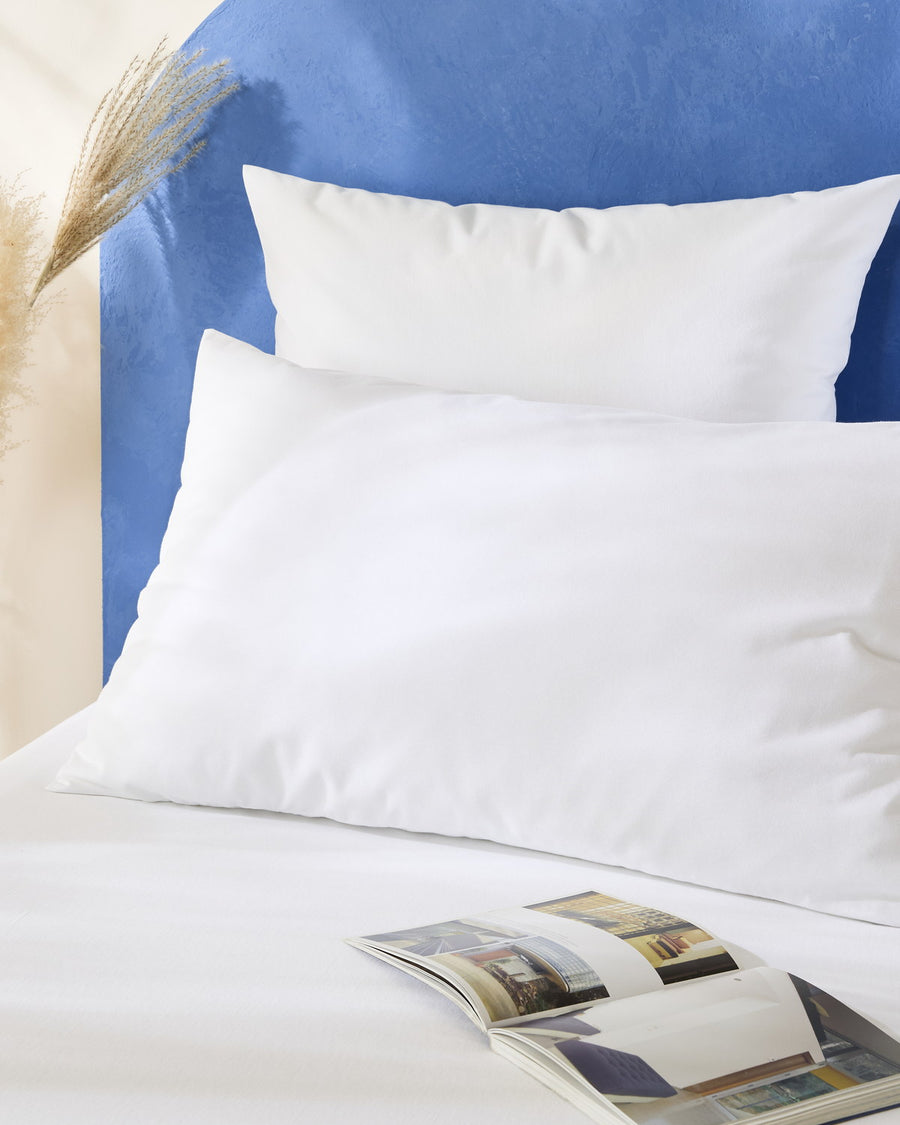 Protège-matelas Serenis Protect sur un matelas, jersey 100 % coton